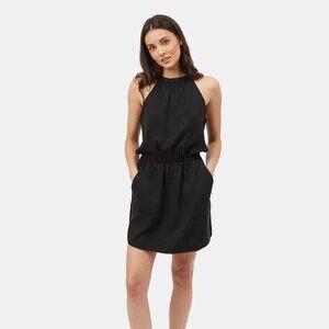 Tentree Halterneck Cypress Summer Dress - Black BNWT